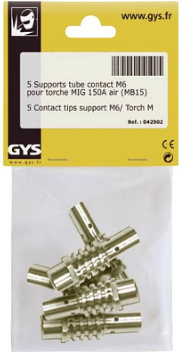 Produktbild GYS Kontaktrohrhalter M6, 5 Stk