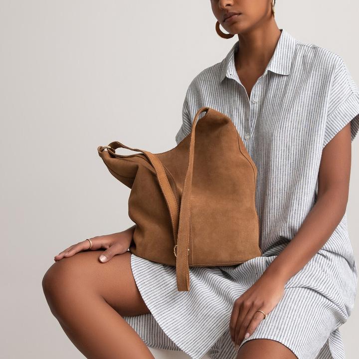 Produktbild La Redoute Collections Hobo-Bag