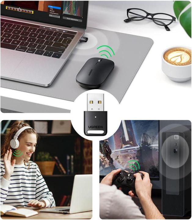 Actual product image Ugreen CM390 (Transmitter & Receiver)