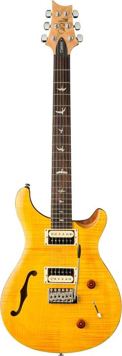 Image du produit PRS SE Custom 22 Semi-Hollow - Jaune Santana (Guitare électrique, Érable, Acajou, Palissandre)