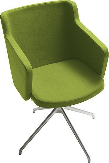 Productafbeelding Topstar SFH vergaderstoel, 3D zitverbinding en aluminium onderstel, groen