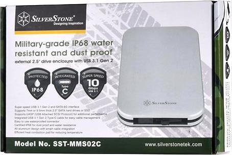Actual product image Silverstone Mammoth Series MMS02 - Storage Enclosure - 2.5" (6.4 cm) (2.5")