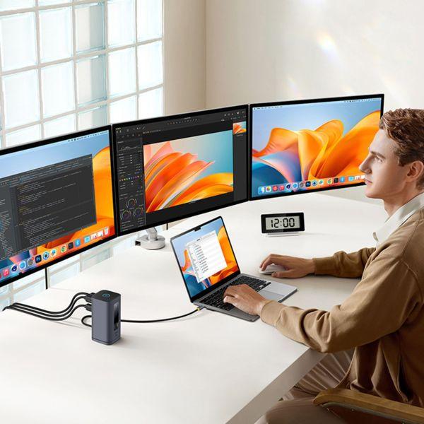 Produktbild Baseus Spacemate Series 11-in-1 (MAC) Docking Station, Grau