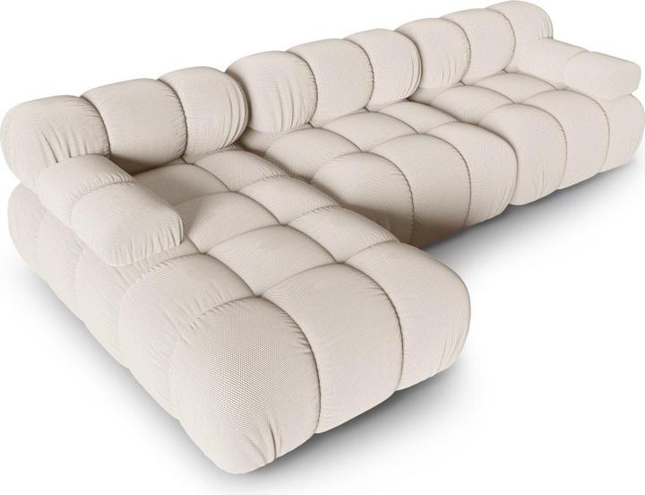 Actual product image Micadoni Modular Left Corner Sofa, "Bellis", 4 Seats, 282x155x70Made in Europe (Corner sofa)