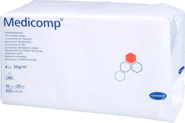 Actual product image Medicomp Vlieskompr 10x10cm n st (100 x)