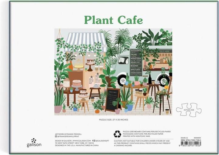 Actual product image Abrams & Chronicle Plant Cafe (1000 pieces)