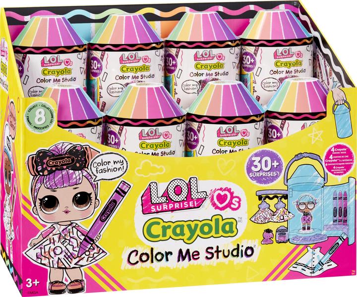 Produktbild MGA L.O.L. Surprise! Loves CRAYOLA Color Me Studio Asst in PDQ