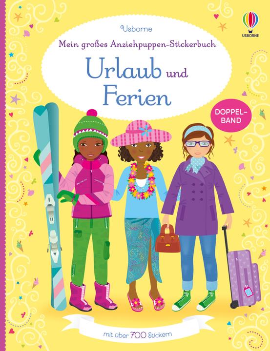 Produktbild Mein grosses Anziehpuppen-Stickerbuch: Urlaub und Ferien