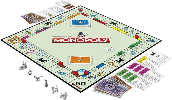 Productafbeelding Monopoly Klassiek Bordspel Economische Simulatie (Deens)