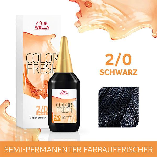 Actual product image Wella Color Fresh Acid (2/0 black)