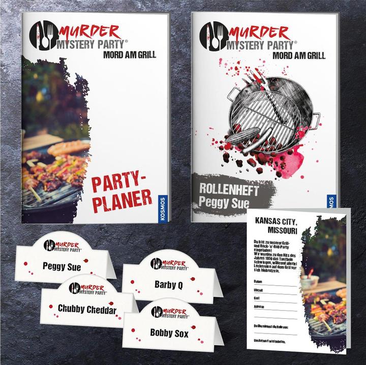 Actual product image Kosmos Murder Mystery Party - Murder at the Grill (German)