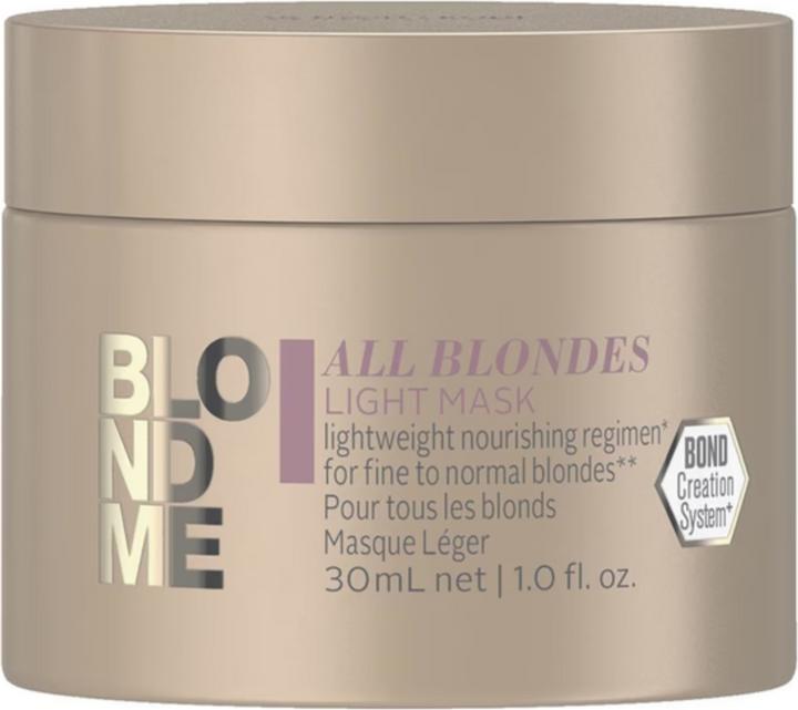 Schwarzkopf BlondMe All Blondes Light Mask 30 ml (30 ml)