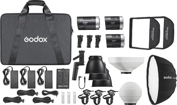 Actual product image Godox ML60Bi + 2x ML30Bi Kit mit Zubehör (Video light)