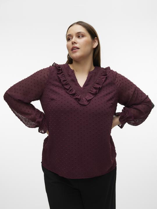 Immagine prodotto Vero Moda Vestibilità regolare Scollo a V Curve Polsini elasticizzati Taglio voluminoso delle maniche Top Top (42)