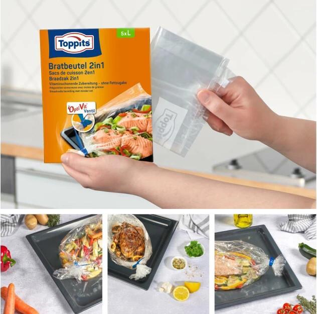 Produktbild Toppits Bratbeutel 2in1 (5 x)