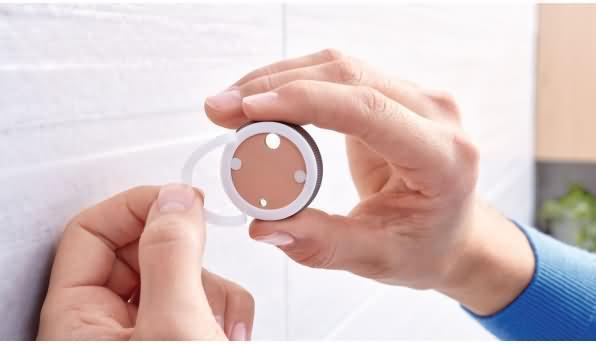Actual product image tesa EKKRO WC replacement roll holder incl. adhesive solution without drilling