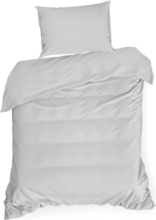 Produktbild Eurofirany DIVA LINE Bettwäsche-Set aus hochwertigem Baumwollsatin DINA, einfarbig, 140 x 200 cm (Bettwäsche Set, 140 x 200 cm)