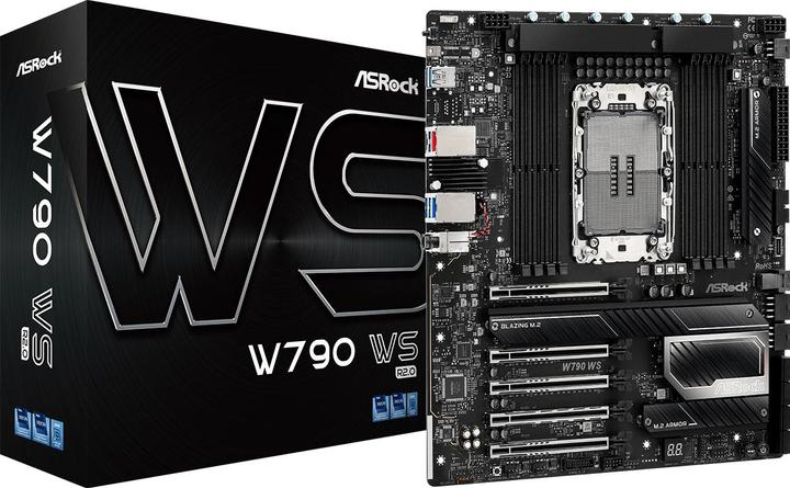 Productafbeelding AsRock W790 WS R2.0 (LGA4677, Intel W790, E-ATX)