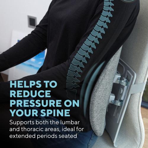 Image du produit Homedics Coussin dorsal avec couverture et chaleur