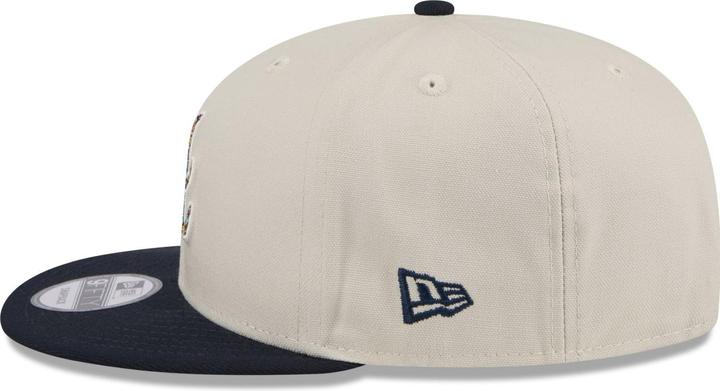 Actual product image New Era 9Fifty Snapback Cap - FLORAL Atlanta Braves stone