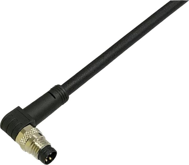Produktbild BKL Electronic 2700035 Sensor-/Aktor-Anschlussleitung M8 Stecker, gewinkelt 10m Polzahl: 4.5 1St.