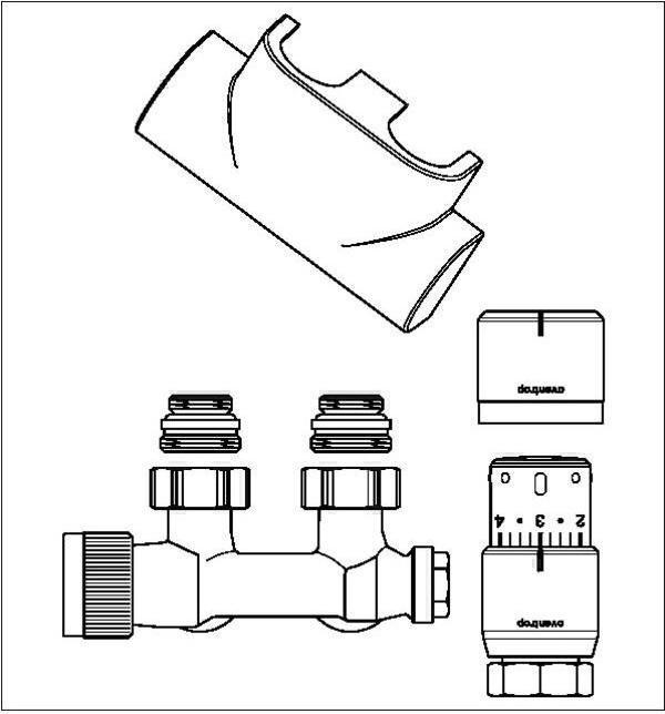 Produktbild Oventrop Thermostat, Chrom