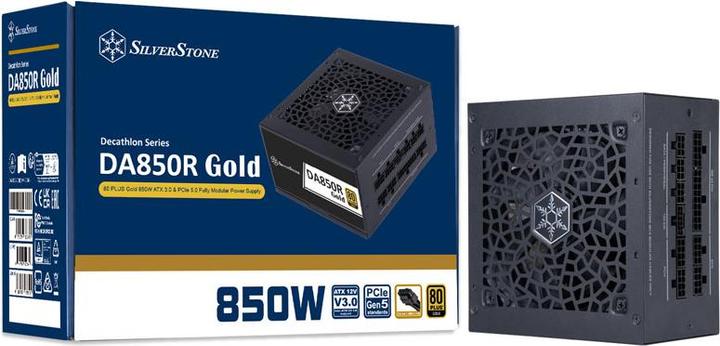 Produktbild Silverstone SST-DA850R-GMA - 80 PLUS Gold 850W ATX 3.0 & PCIe 5.0 Fully Modular Power Supply (850 W)