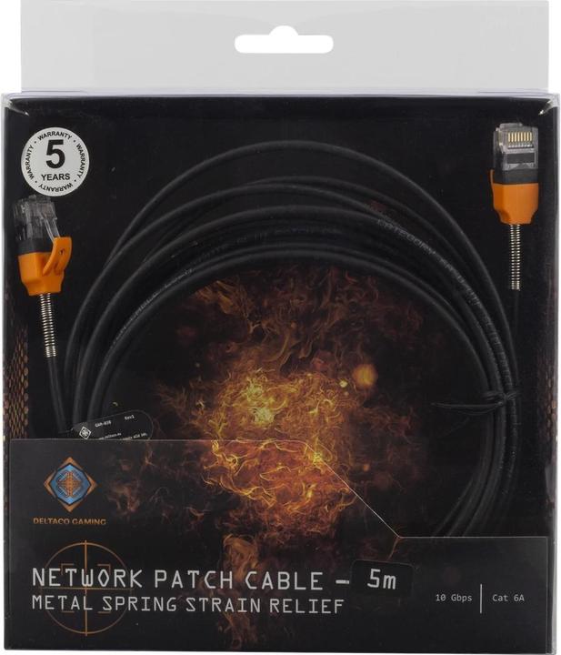 Actual product image Deltaco Gaming GAM-038 (U/UTP, CAT6a, 5 m)