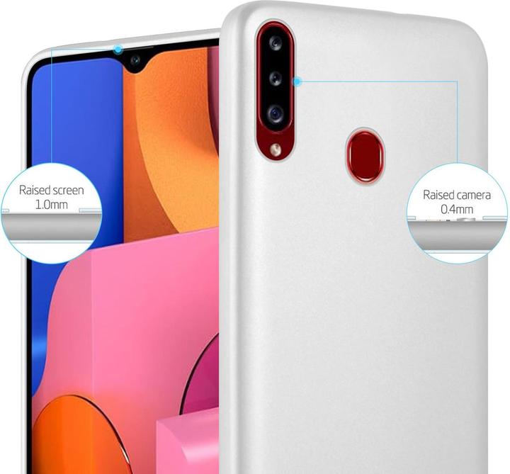 Image du produit Cadorabo Couverture métallique mate TPU (Samsung Galaxy A20s)