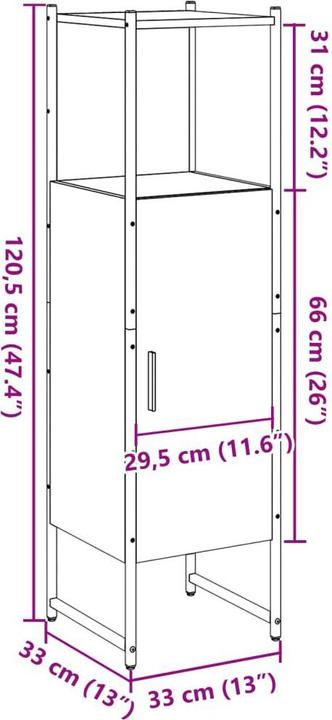 Actual product image VidaXL Bathroom cabinet