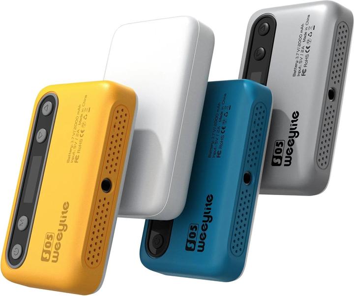 Actual product image Weeylite S05 portable pocket RGB Light Gray