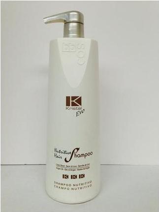 Image du produit BB Cos Kristal Evo Nutritive Hair Shampooing avec graines de lin et huile d'argan 33.81 Oz (Shampoing liquide)