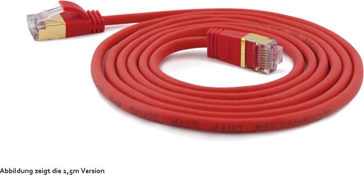 Actual product image Wantec Extra thinCat.7 raw cable SSTP patch cable (S/FTP, CAT7, 0.50 m)