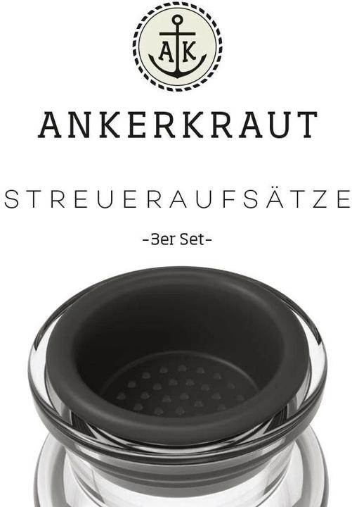 Produktbild Ankerkraut Gewürze Streuaufsatz (Salz, Pfeffer)