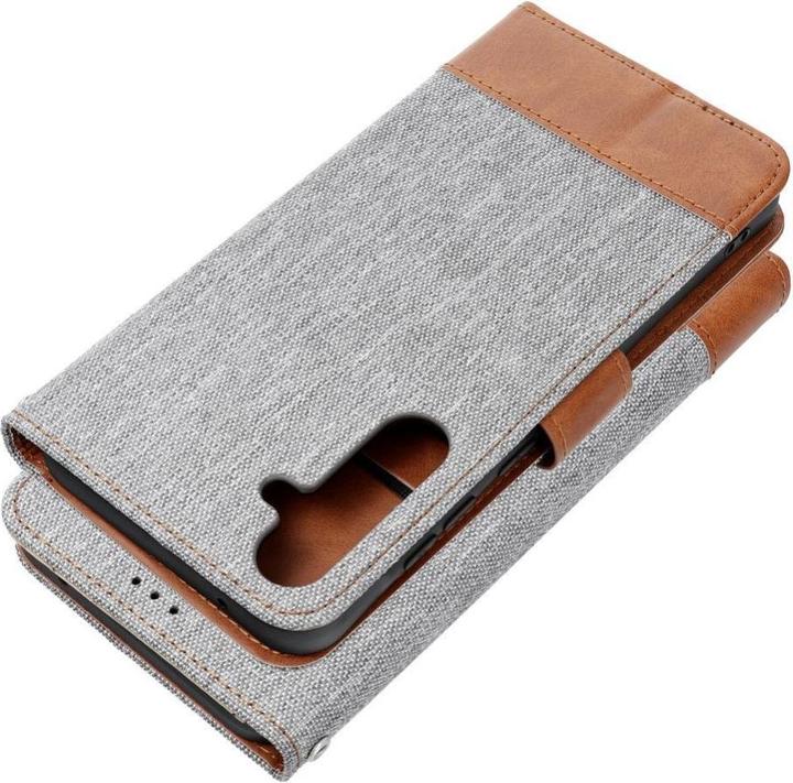 Image du produit OEM Book case JEANS Book for Xiaomi Redmi Note 14 5G gray (Xiaomi Redmi Note 14 5G)