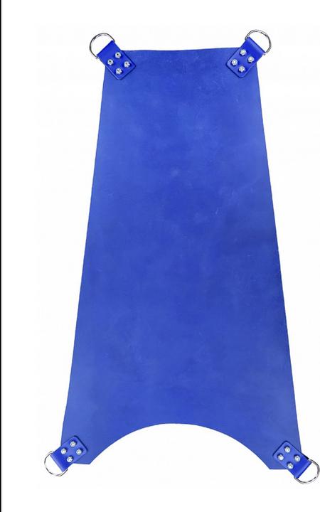 Mr. Sling Adjusted Leather sling - 4 points - Blue