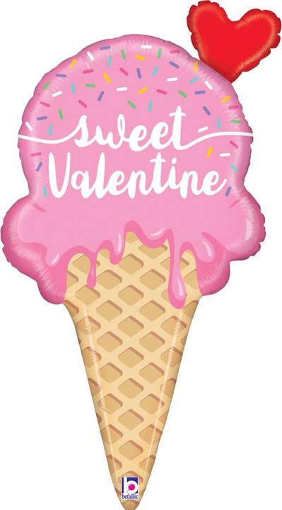 Produktbild Grabo Balloons Alu-Ballon - Valentinstag Eis (1 x)