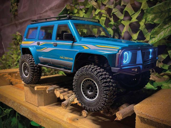 Image du produit Absima 1:10 PATROL CR4.4 Light blue (RTR Prêt à fonctionner)