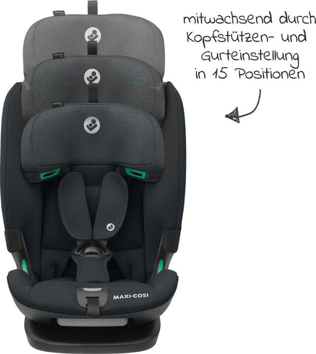 Image du produit Maxi-Cosi Titan Plus i-Size Graphite Authentique (Siège pour enfant, Norme ECE R129/i-Size)