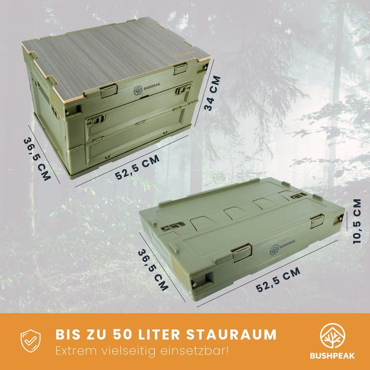 Actual product image Army Shop Foldable storage box - Flexbox 50L (50 l)