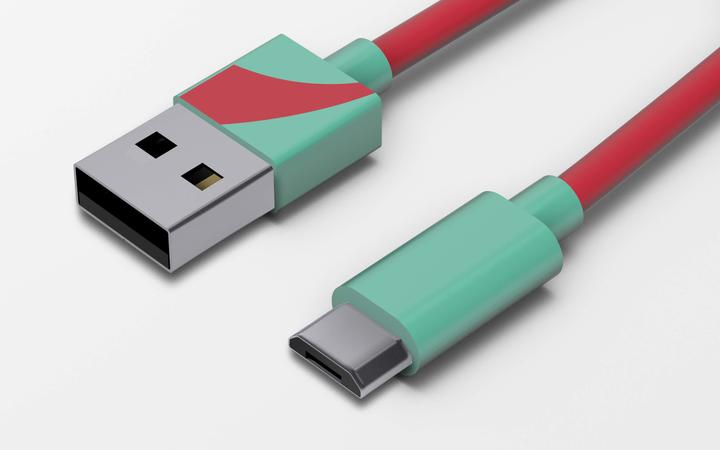 Actual product image Tribe Line - Microusb Cables - 1,2 M (4ft.) - Acquamarina (1.20 m, USB 2.0)