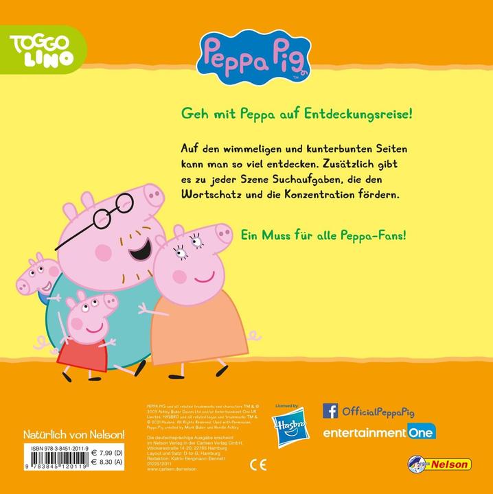 Image du produit Peppa Wutz Mon jeu de recherche coloré