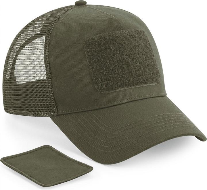 Image du produit Beechfield Casquette filet réglable à l'arrière avec patch amovible (Taille unique)