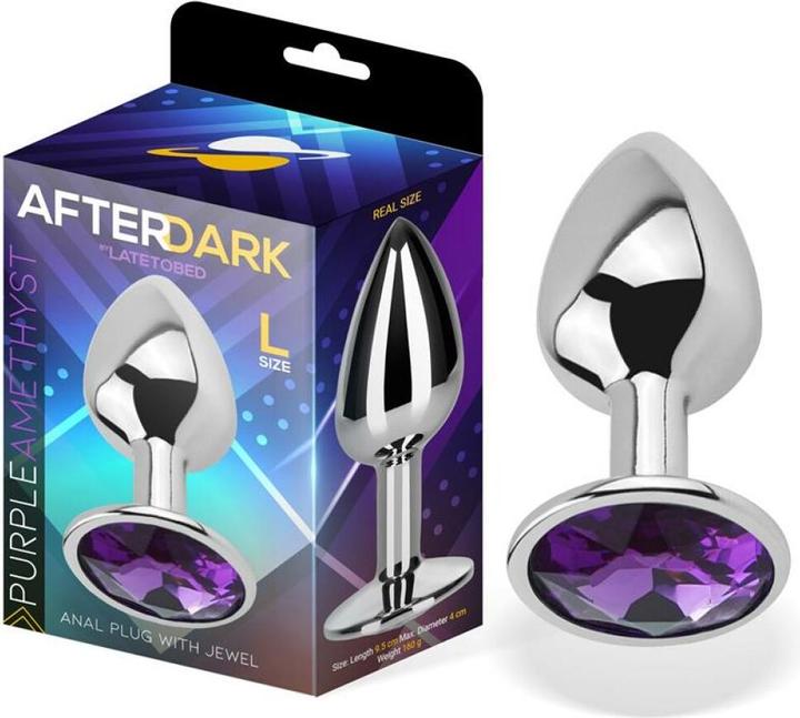 AfterDark Fantasies Butt Plug "Purple Jewel" grande