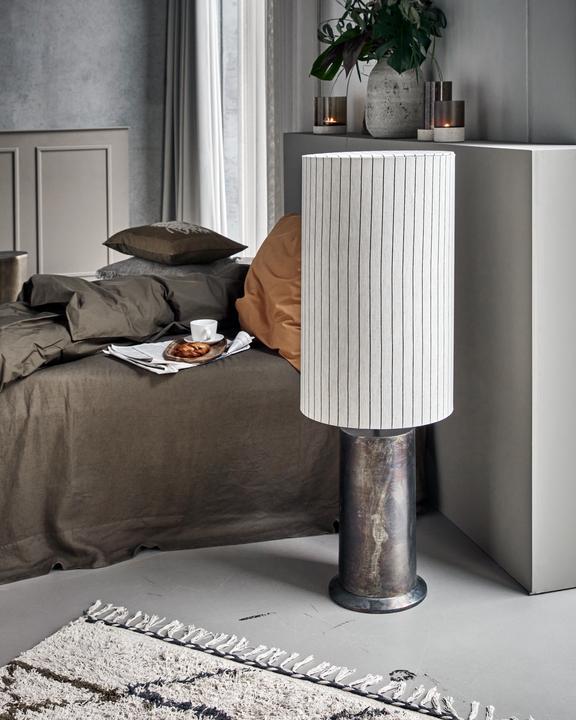 Image du produit Xiaomi Lampadaire, HDRafi base with HDShade, Antique brown base / Off-white w. black stripes shade (E27)