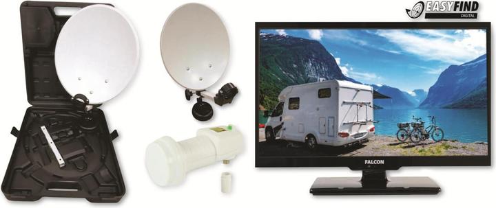 Produktbild MediaRange 3211 - Camping SatTV-Set Koffer Kit mit 24 Zoll TV