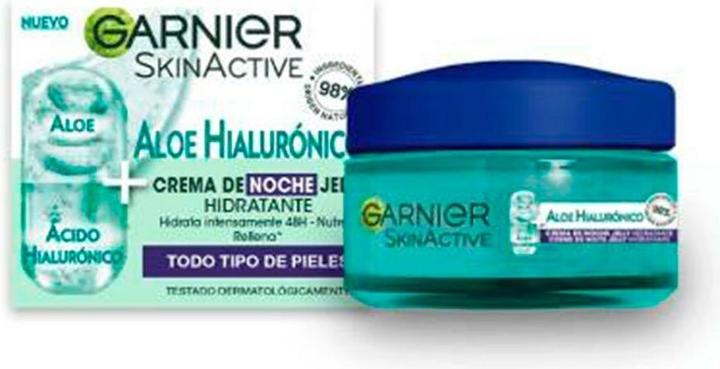 Produktbild Garnier SKINACTIVE hyaluronic aloe night cream 50 ml (50 ml, Nachtcreme)