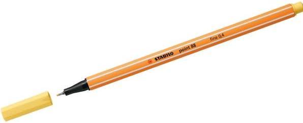 Actual product image STABILO POINT 88 - Fineliner (Light yellow, 1 x)