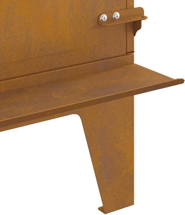 Produktbild VidaXL Gartenofen 35x50x60 cm Cortenstahl Camping Ofen tragbarer Ofen Holzofen