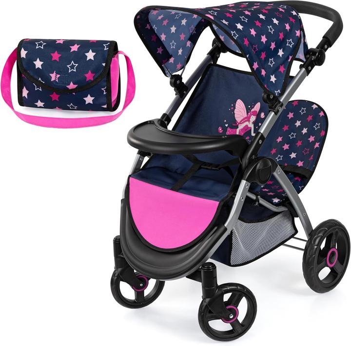Actual product image Bayer Dolls Pram Twin Star (39416AA)